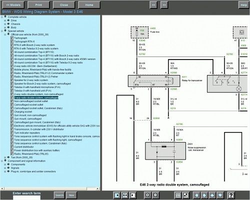 BMW WDS Wiring Diagrams Manual
